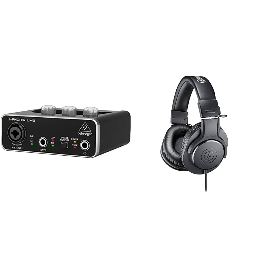 宅録セット (berhringer U-PHORIA UM2) Amazon.co.jp: BEHRINGER ベリンガー USBオーディオ